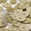 Four-Eye Oval Wood Grain Resin Button Women'S Coat Coat Button Double-Sided Woolen Clothing Button