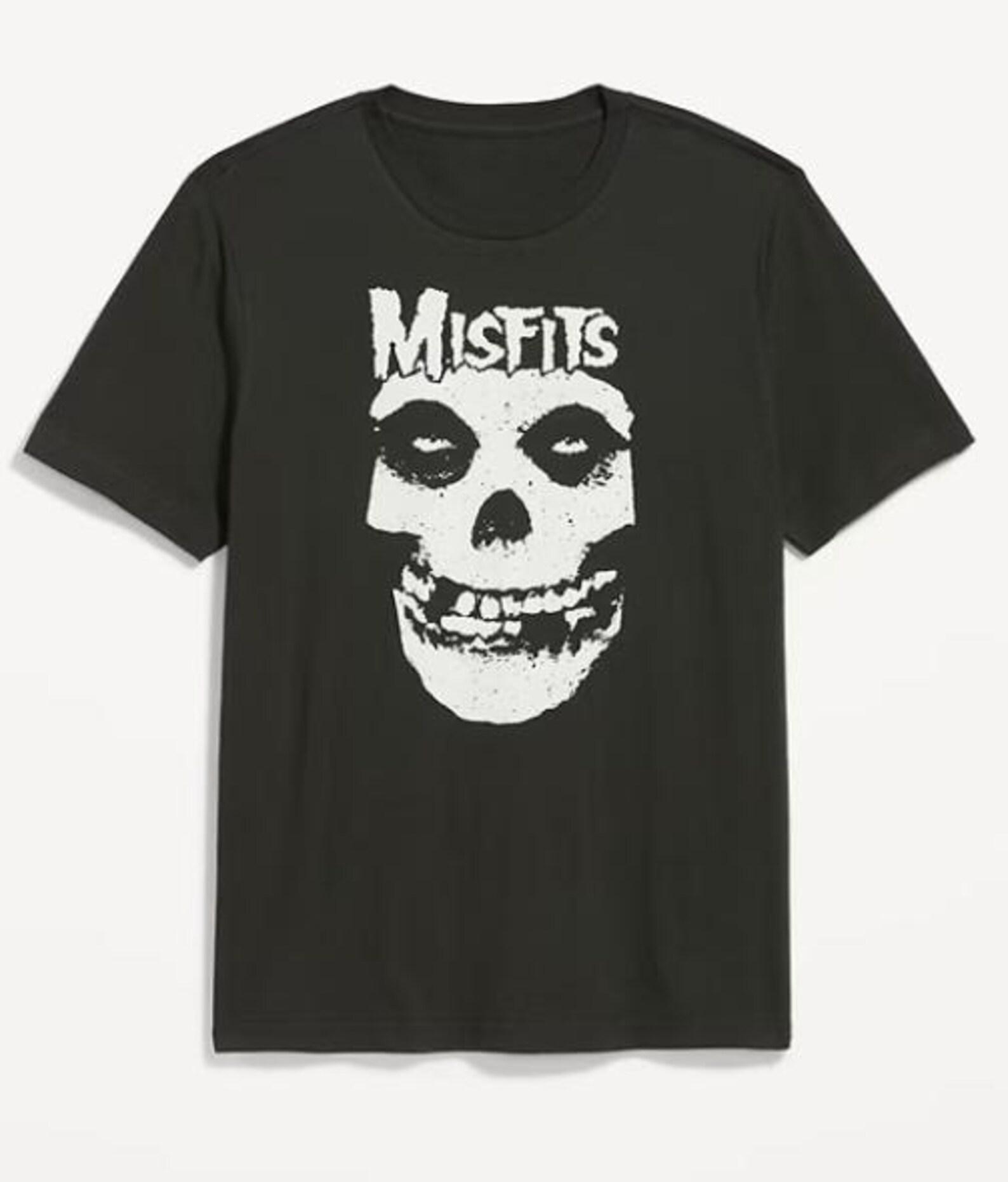 Misfits Crimson Ghost T-Shirt – Classic Punk Rock Band Tee, Vintage Style Horror Punk Graphic - LIMITED STOCK S