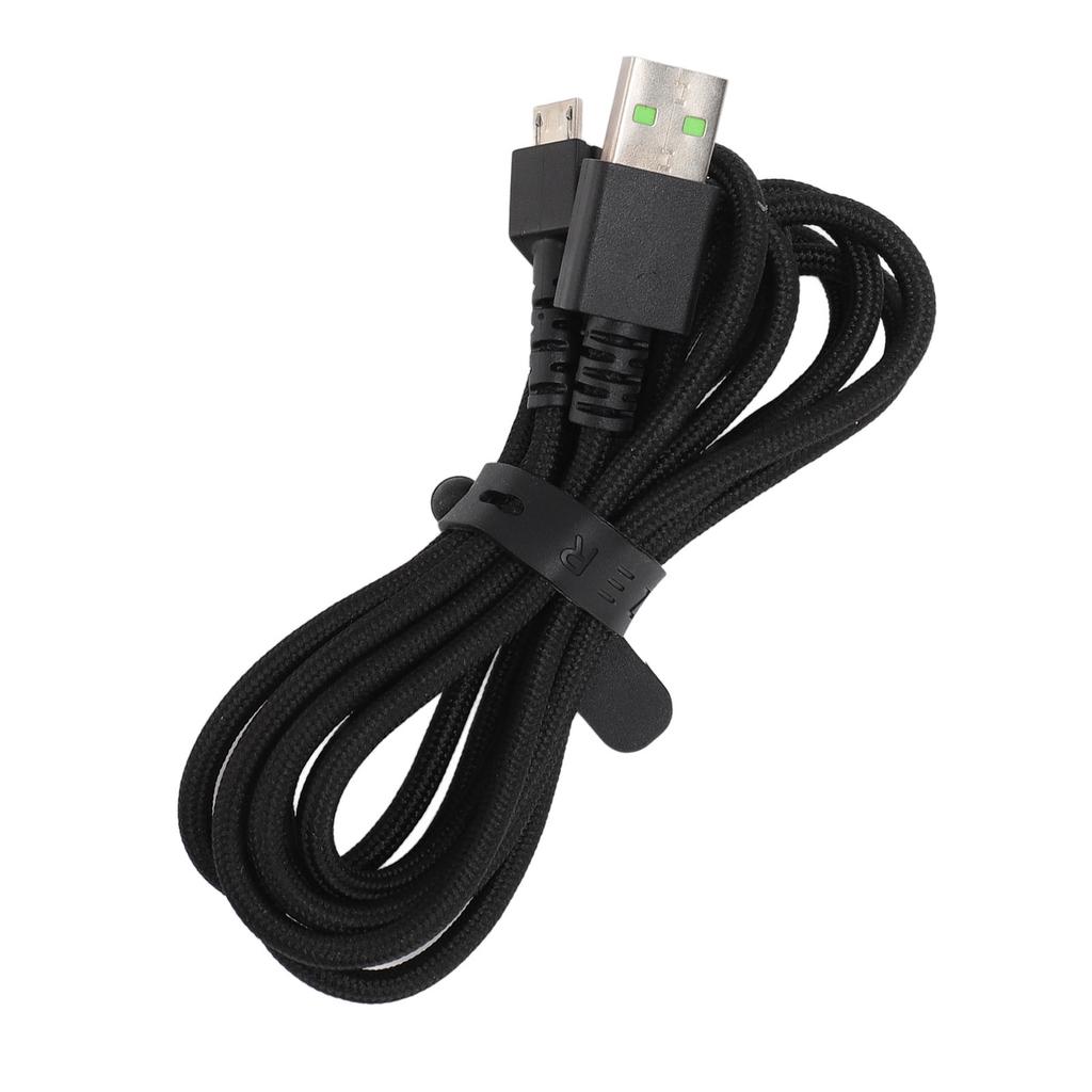 Charging Cable for Naga Pro Mouse Micro USB 5.9ft Long Antiwear Nylon Metal Mouse Charger Cord for