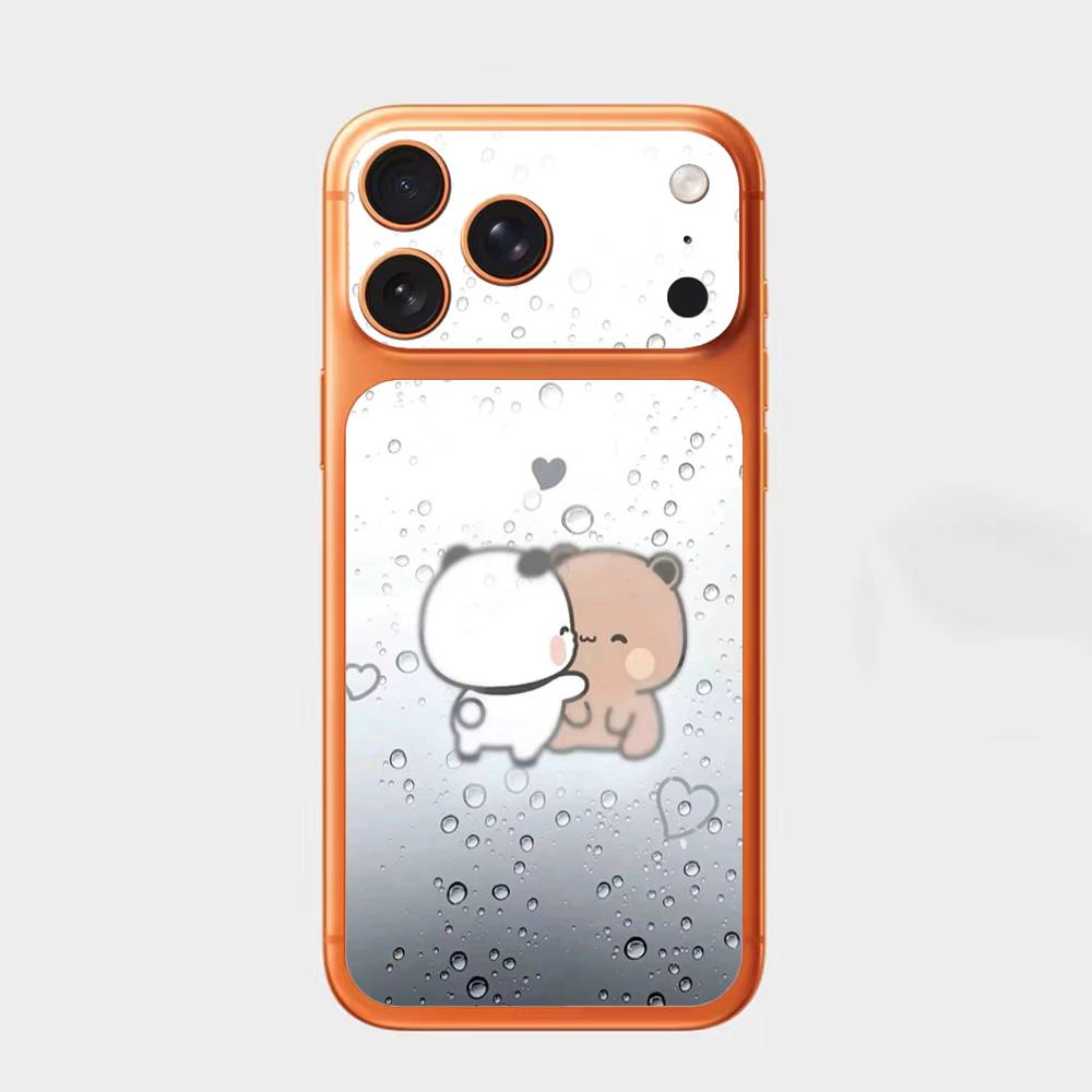 

D-DUDU B-BUBU Fiber Skin Wrap Change Case for iPhone 17Pro,17Pro Max Back Sticker Cover iPhone17pro