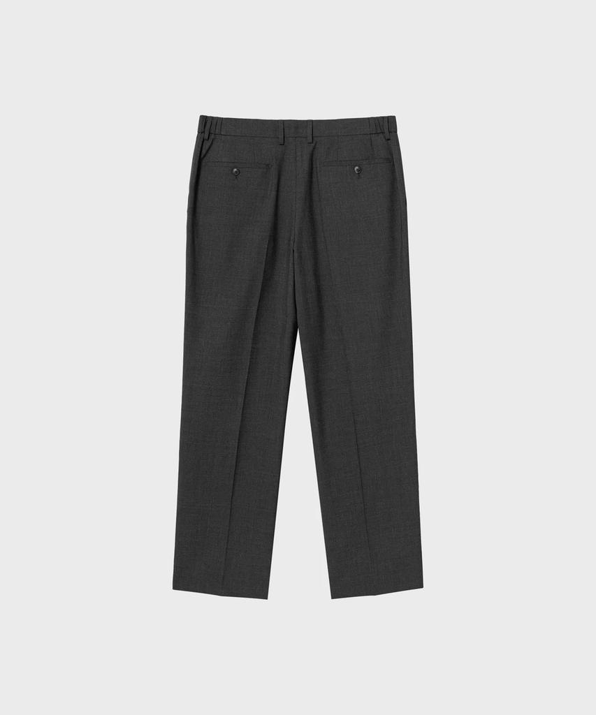 NONBLANK W29 Washable Semi-Wide Fit Slacks_Charcoal