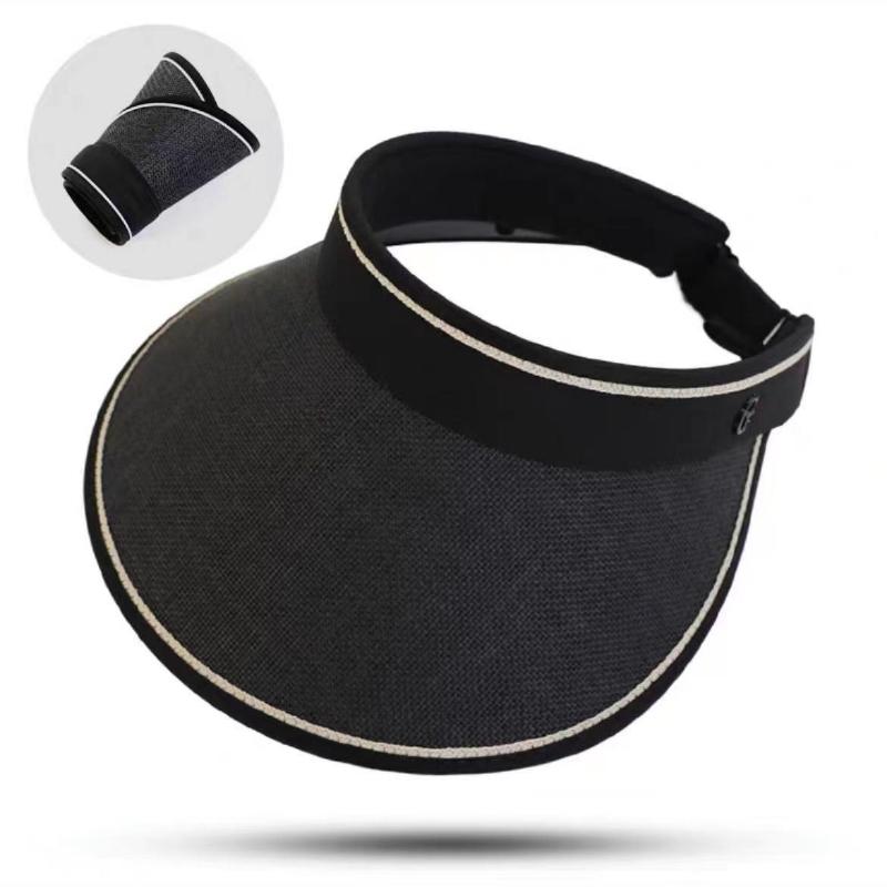 Sun Protection Hat for Women, Foldable Sunshade, Summer Outdoor Travel, Beach Fashion, Anti-ultraviolet Empty Top Hat