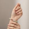 Enamel Vintage Cloisonne Bangle Traditional Women's Hand Bracelet Chinese Flower Bangle  Ladies