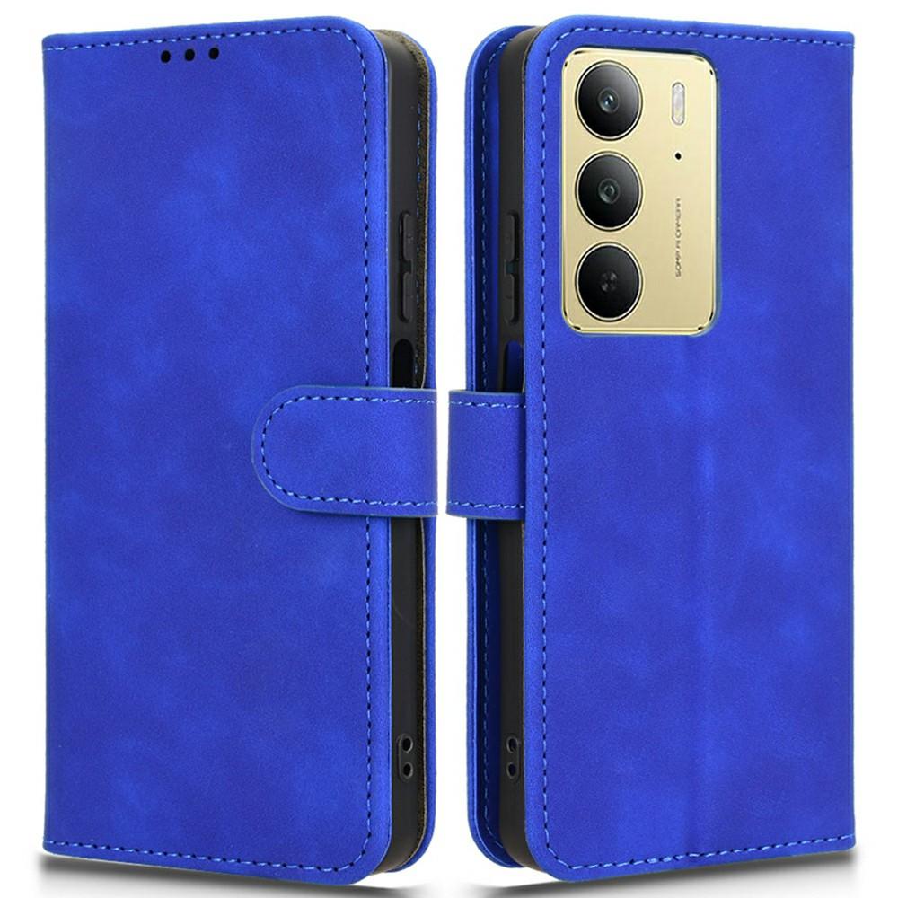

Для Realme C75 Шкіряний Чохол Шкіряний на дотик Протиударний Гаманець Відкидний Чохол для Телефону Blue