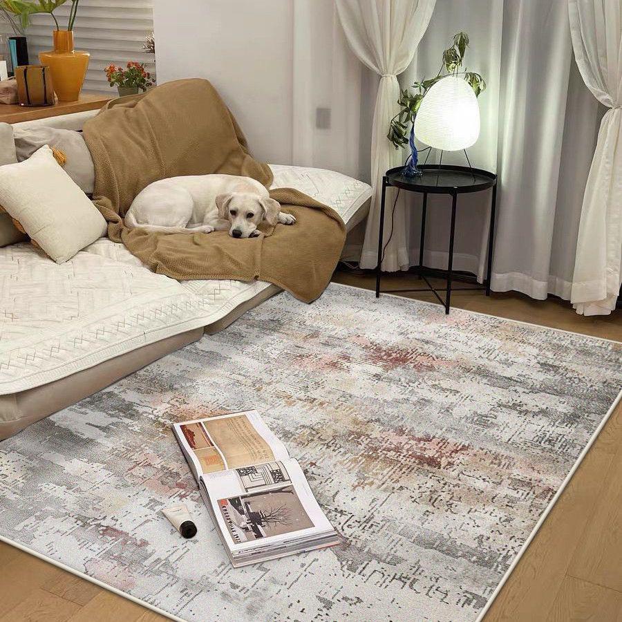 Abstract Simple Style Big Size Carpet Living Room Easy Cleaning Antiskid Room Decor Lounge Rug Soft Washable Coffee Tables Mat