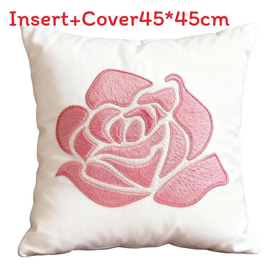 New Chinese Style Heart Decor Cushion Cover With Plush Material For Living Room Gift