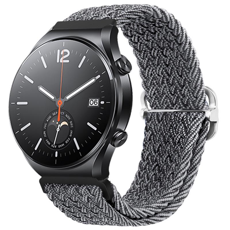

Регулируемый плетеный нейлоновый эластичный ремешок для часов Xiaomi S4/S1/S2, 20 мм/22 мм 20mm