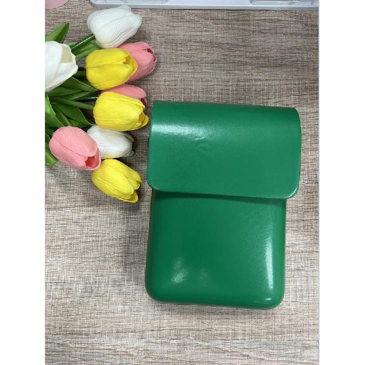 All-Matching Vertical Mini Crossbody Mobile Phone Bag Female Ins Niche Small Solid Color Square Bag Retro Textured Crossbody Bag