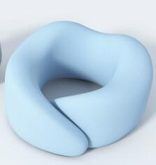 Around Neck Design U-Shaped Comfortable Office Memory Foam Pillow Cushion Durable Travel Pillow Non-deformed Airplane Pillow