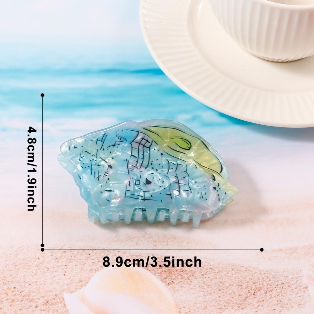 PVC Hair Clip Creative Hair Accessory New Marine Animal Hair Claw  for Women Girls