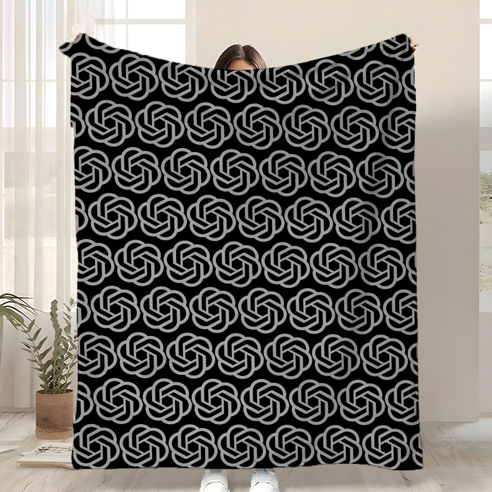 Cool chatgpt Throw Kid-Friendly Flannel Throw Blanket Soft Warm Anti-Static Washable All Season 75x90cm