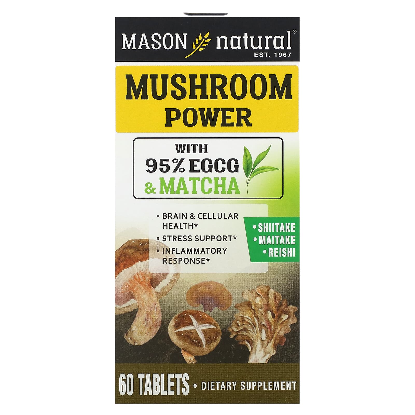 

Mushroom Powder, 60 Tablets