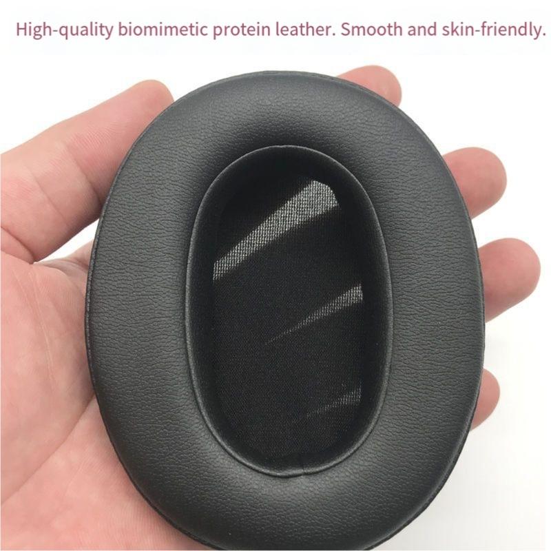 Ear Cushions Earpads For WH-XB900N Headphones Soft Memory Foam Breathable Enhances Bass Noise Isolation