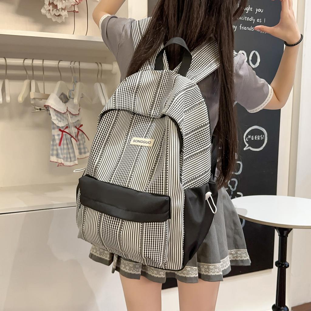 Schultasche im kleinen und frischen japanischen Rucksack für Schüler und Oberstufenschüler Große Kapazität leichtgewichtiger lässiger vielseitiger Reiserucksack