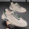 Modische neue Schuhe für Männer, bequeme flache Freizeitschuhe für Männer, Outdoor, wilde Herren-Sneaker, High-End-Mode, ein Pedal, Abendschuhe für Männer