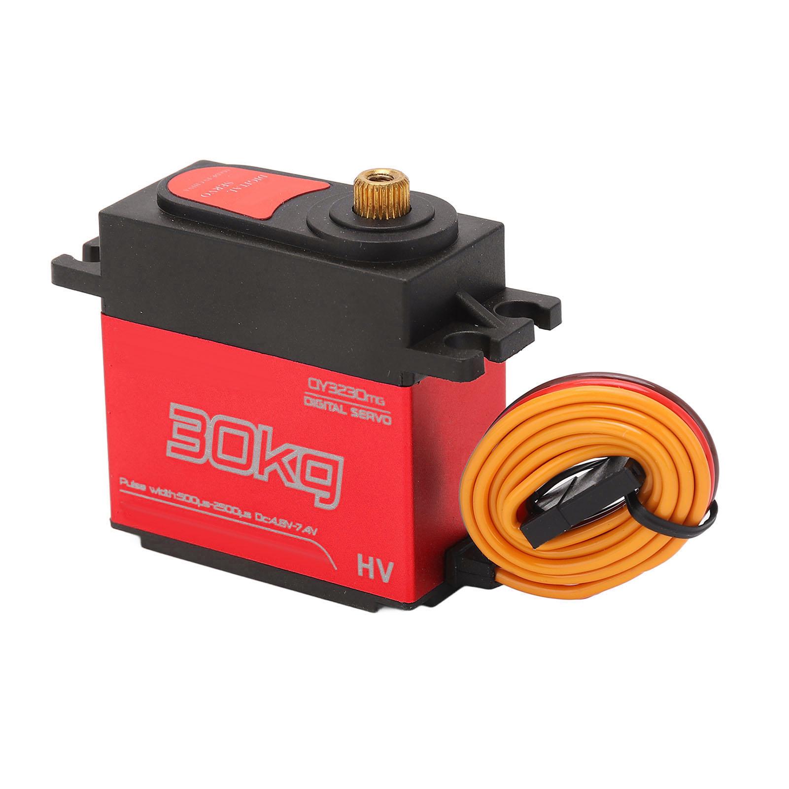 

RC 30КГ Серво Швидка реакція Алюмінієвий сплав 180 градусів Водонепроникний Цифровий сервопривід з металевим важелем для