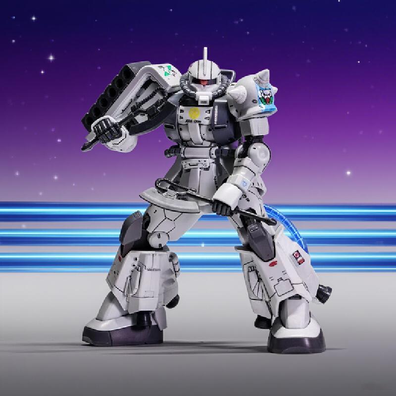 Hg 1/144 Zaku Ms-06R-1A Assembly Model Kit Action Figures Cool Action Figure Kid Educational Toys Boy Surprise Gifts Collection