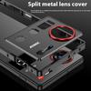 Dla ZTE nubia Z70 Ultra 5G Etui Bumper Metalowa Ramka Pokrowiec Odprowadzający Ciepło z Ochraniaczem Obiektywu Aparatu