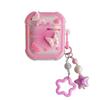 ins pink butterfly four corners anti-drop AirPods 1 apple bluetooth headset case 1st generation pro1 protective case