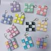 Nuovo Portachiavi Fidget Tastiera Fai da Te Portachiavi Fidget Tasto Pulsante Chiavi Sollievo Stress Tappo Tastiera Dita 9 Tasti Passatempo Giocattolo Clicker
