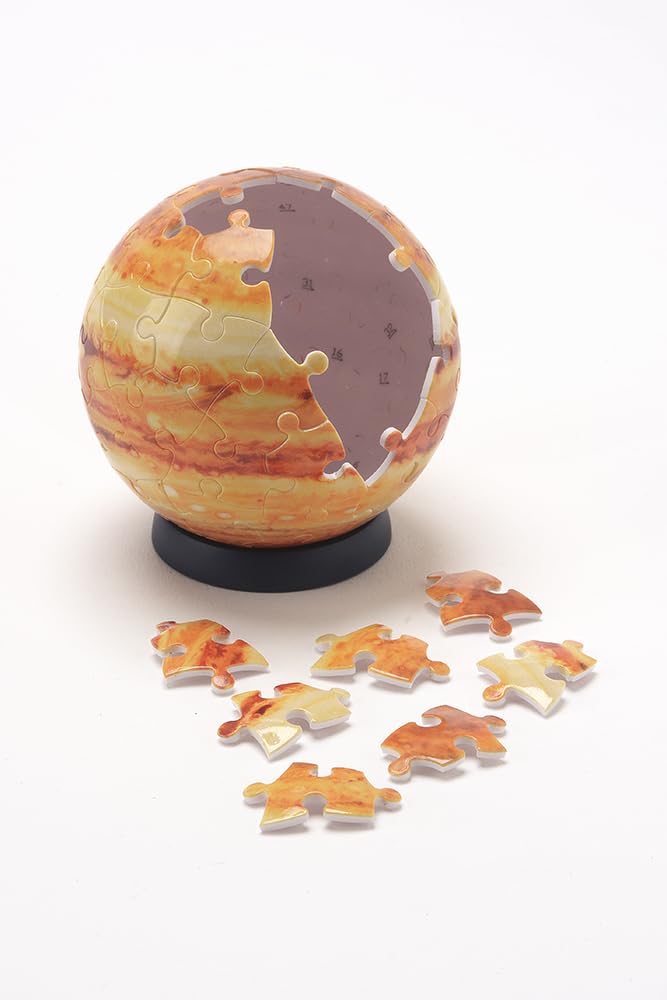 

Yanoman jigsaw 3D spherical Jupiter THE JUPITER includes piece request and assembly 60-piece puzzle, puzzle, globe, Ver.3 (approx. 7.6cm diameter),