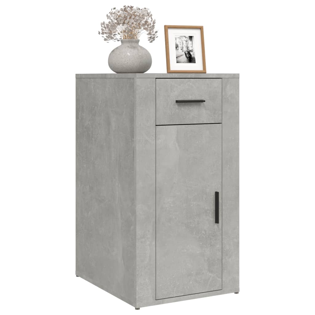 Office Cabinet Concrete Grey 40 x 49 x 75 cm Particleboard