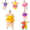 Colorful Adult Inflatable Clown Costume For Festive Occasions And Halloween Parties