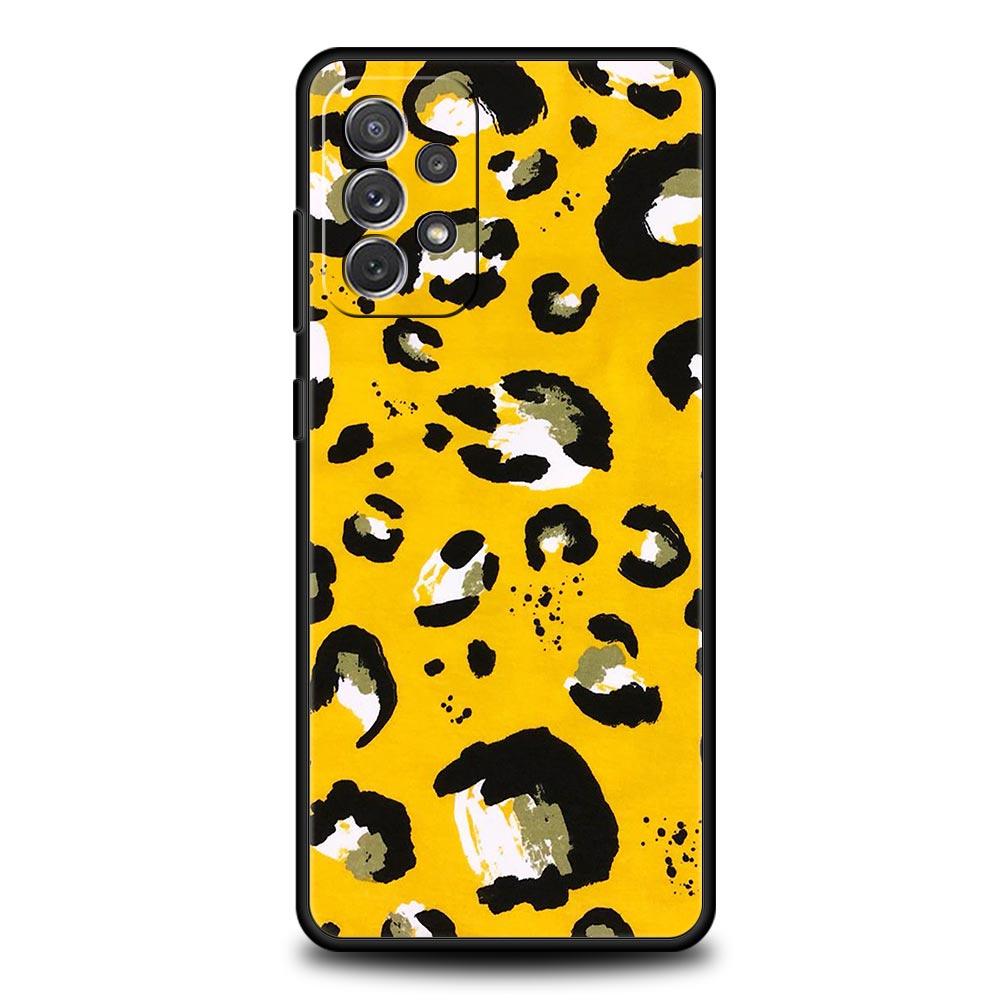 Leopard Print Pattern Phone Case for Samsung A51 A71 A21S A12 A11 A15 A25 A31 A41 A52 A32 A23 A33 A53 A73 A03S A05S A13 5G Cover