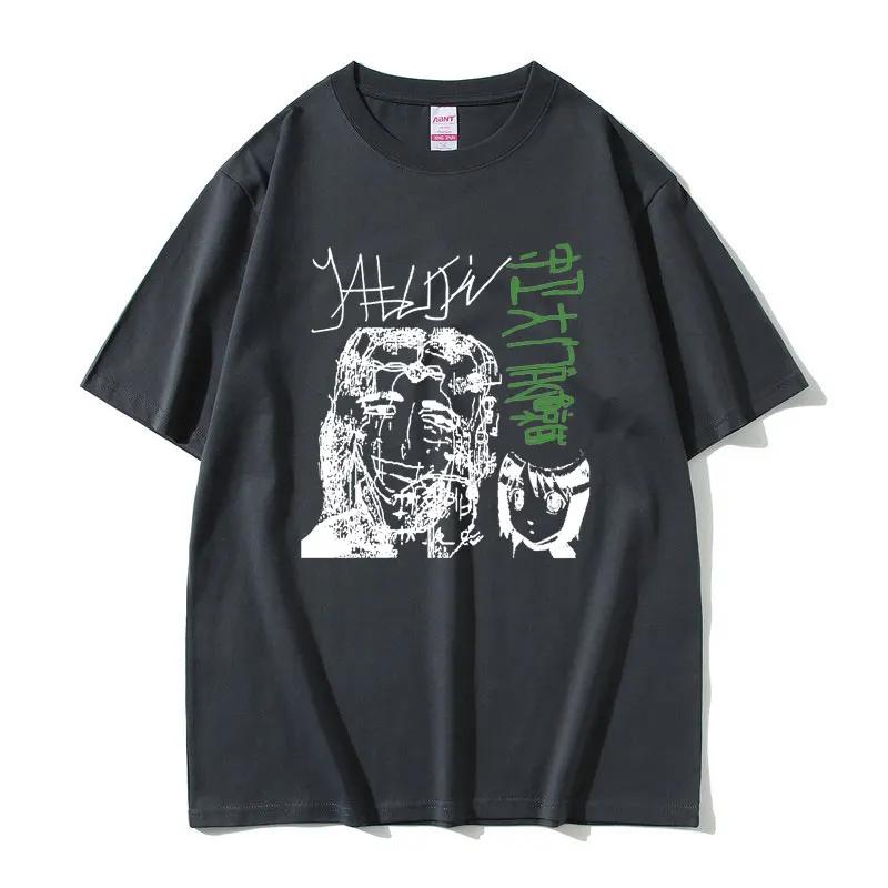 Summer Limited Edition Yabujin Tshirt Summer Unisex Ocollar Cotton T Shirt Short Sleeve pure cotton printed Tshirt