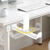 Headphone Stand With Easy Installation 360Swivel Base Under Desk Clamp For Secure Headsets Storage Space Optimization