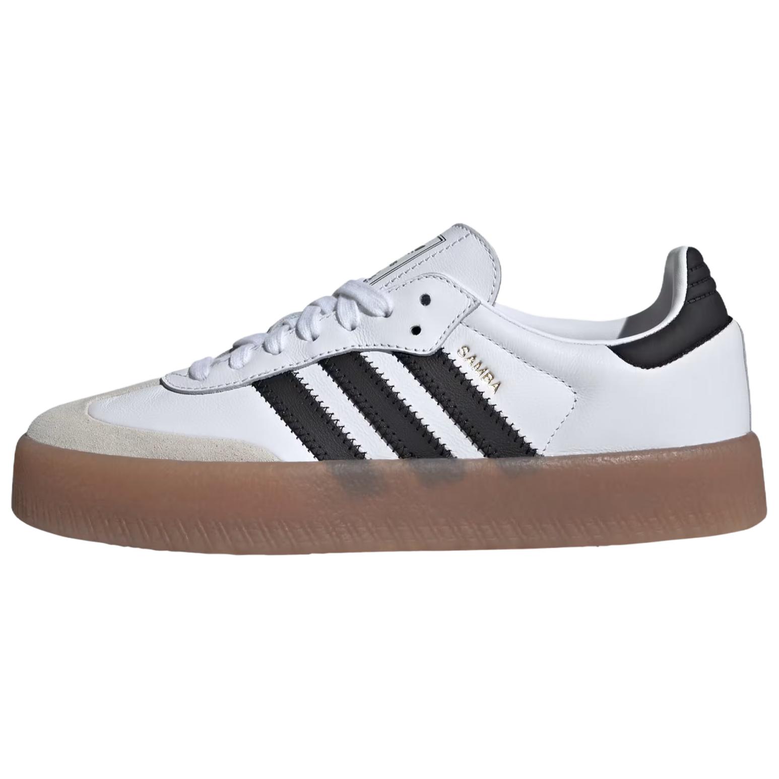 Adidas Originals Sambae Cloud White Core Black Gold Metallic Unisex JI1349 38.5