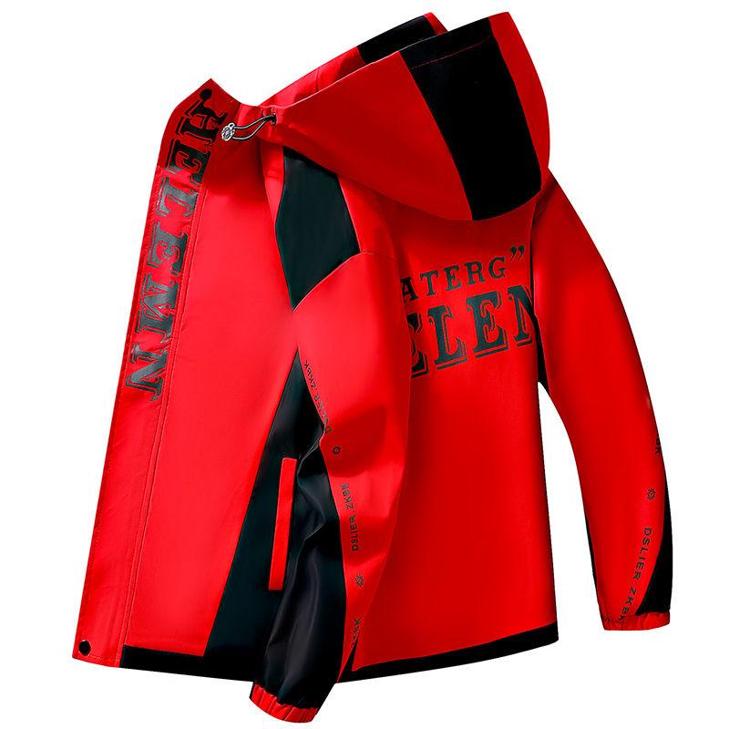 Móda Podzimní Pánské Mikiny s Kapucí Streetwear Ležérní Kabáty s Kapucí Mládežnické Zimní Větruodolné Volné Parky