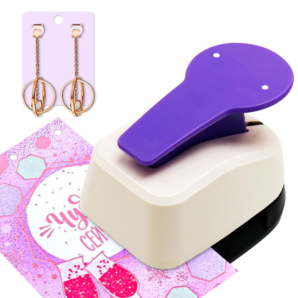Earring Necklace Bracelet Headband Hang Tag Cardboard Holder Puncher Punch Card Tool for cards,  paper punch Jewelry Card