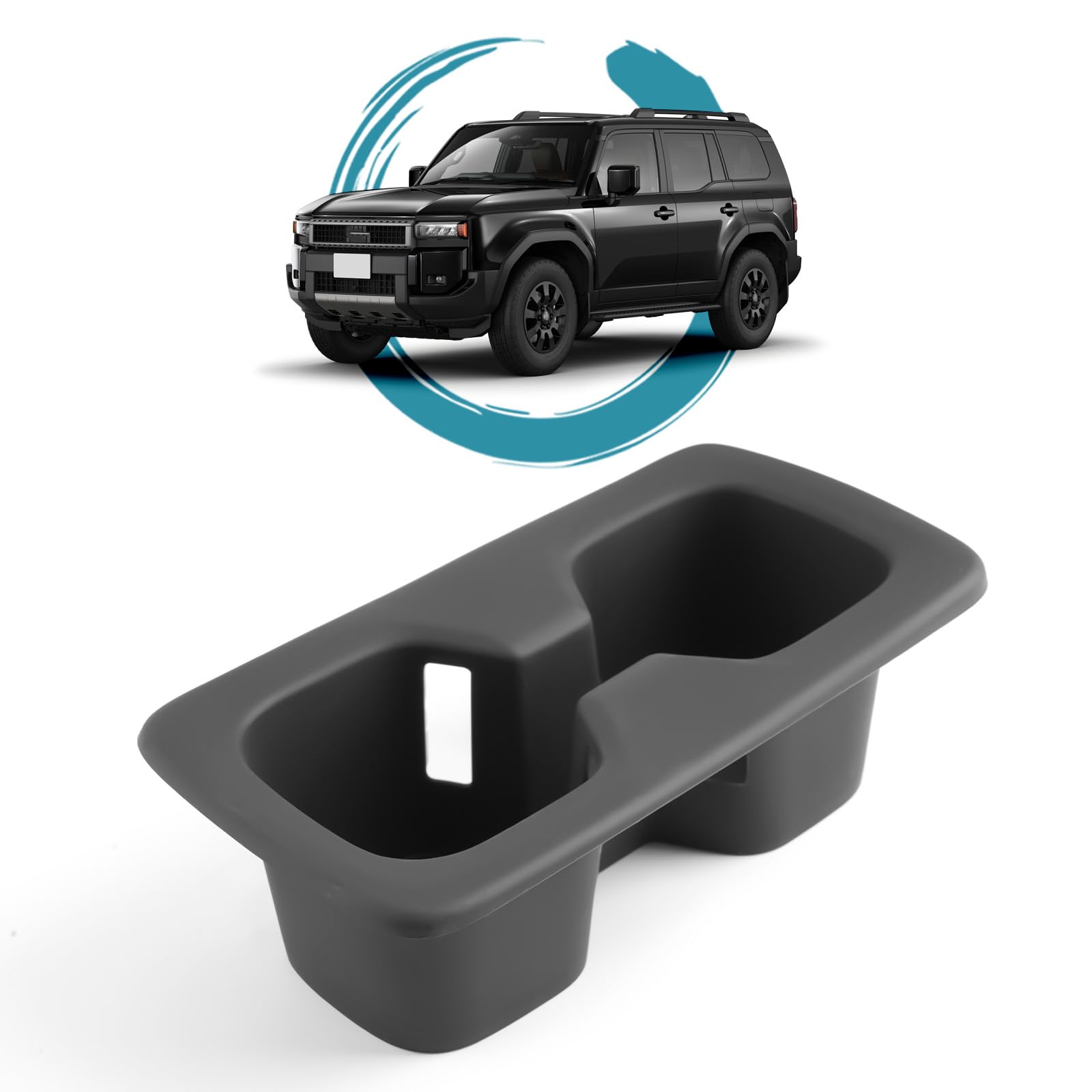 

ruiya 2024 Новый Toyota Land Cruiser 250 Эксклюзивный подстаканник для 2-го ряда Автомобильный подстаканник для заднего сиденья Хранение Land Cruiser 250 Подстаканник Land Cruiser 250