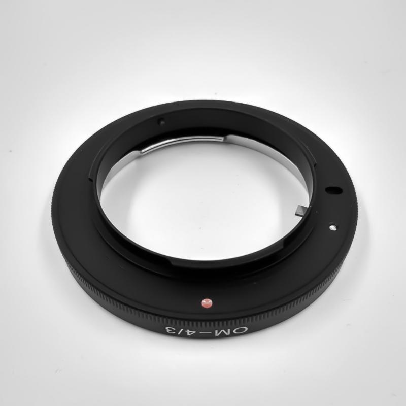 Aluminum Alloy OM to 4/3 Adapter Rings for OM Mount Lens and DSLR Cameras Support Manual Focusing