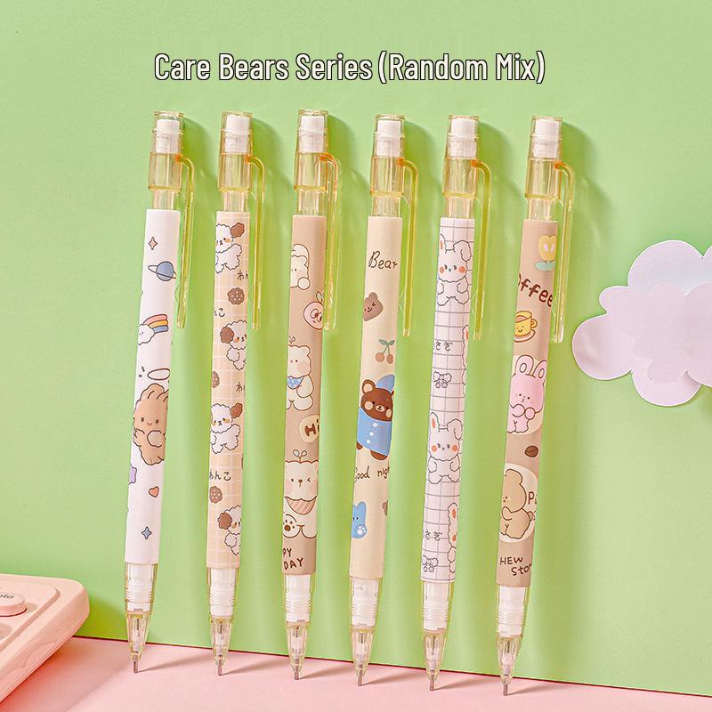Creative Honey Peach Mechanical Pencil for Elementary Students – Cute, No-Sharpen, Push-Button Design