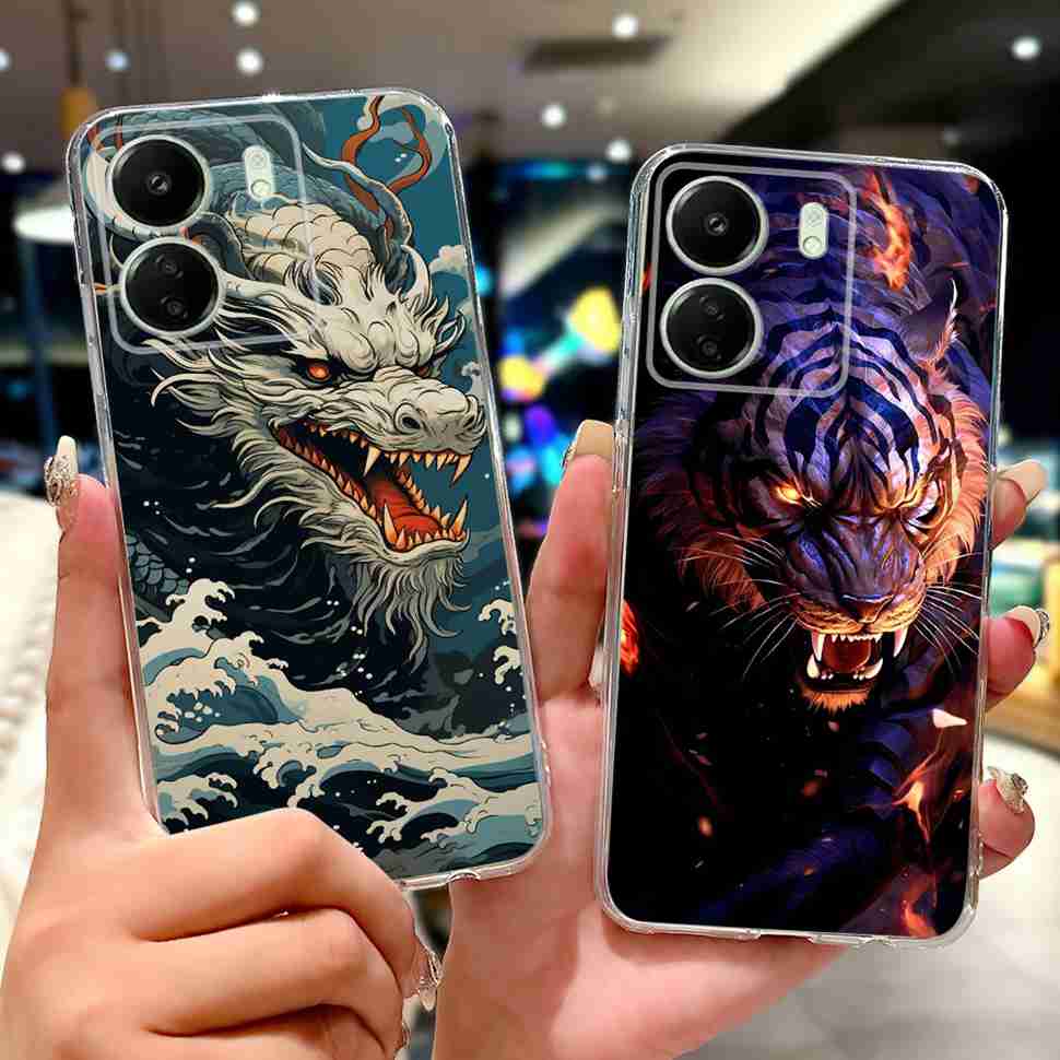 For Xiaomi Redmi 13C 4G Case Redmi13C 2023 New Fashion Pattern Cover Silicone Soft Phone Case For Xiaomi Poco C65 PocoC65 Fundas
