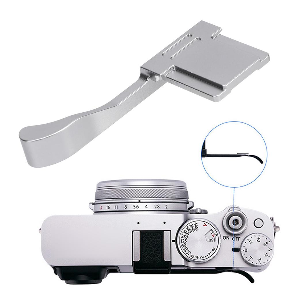 Camera   Grip Aluminium Alloy Camera Hot Shoe Thumb Rest Support Holder for  0V  0F XE3 XE4