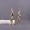 Handstand Yoga Goddess Brass Statue Spiritual Artisan Craft for Meditation Zen Home Office Decor Unique Gift