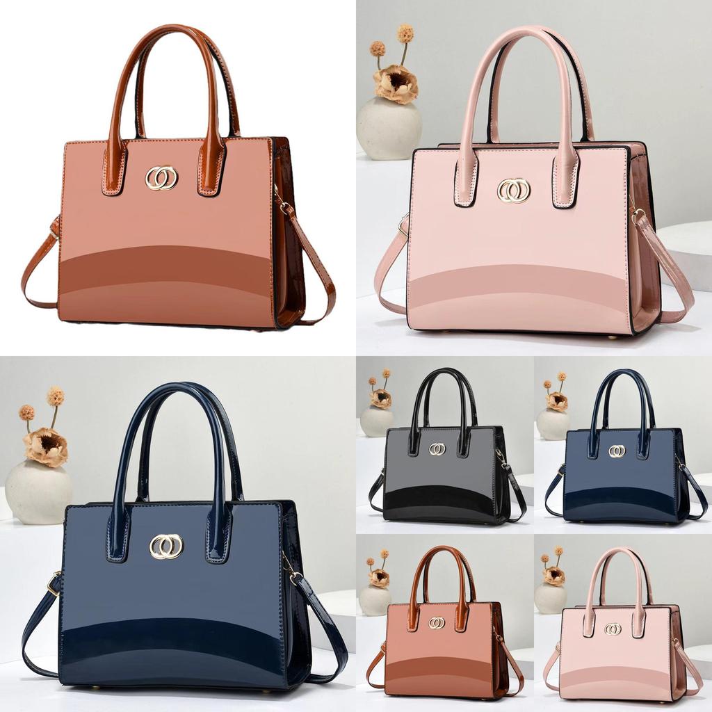 Stylish Minimalist Pu Leather Tote Bag For Women Large Capacity Versatile Design