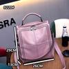 Bag Woman Genuine Leather Backpack Korean Crossbody Bag All Cowhide Handbag Backpack