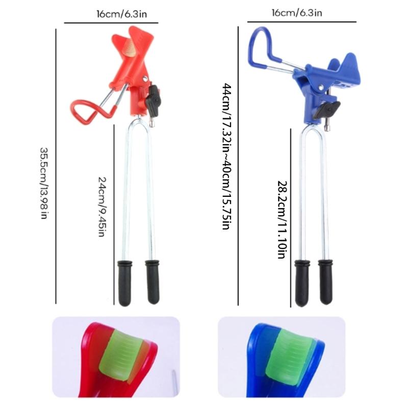 Universal Fishing Rod Rack Adjustable Fishing Rod Bracket Metal Fishing Poles Holder Fishing Accessories Easy to Install
