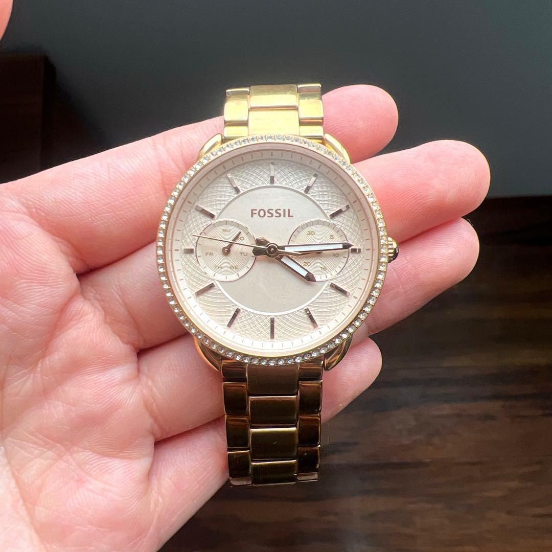 Used Fossil Tailor Multifunctional Quartz Diamond Accents ES4264