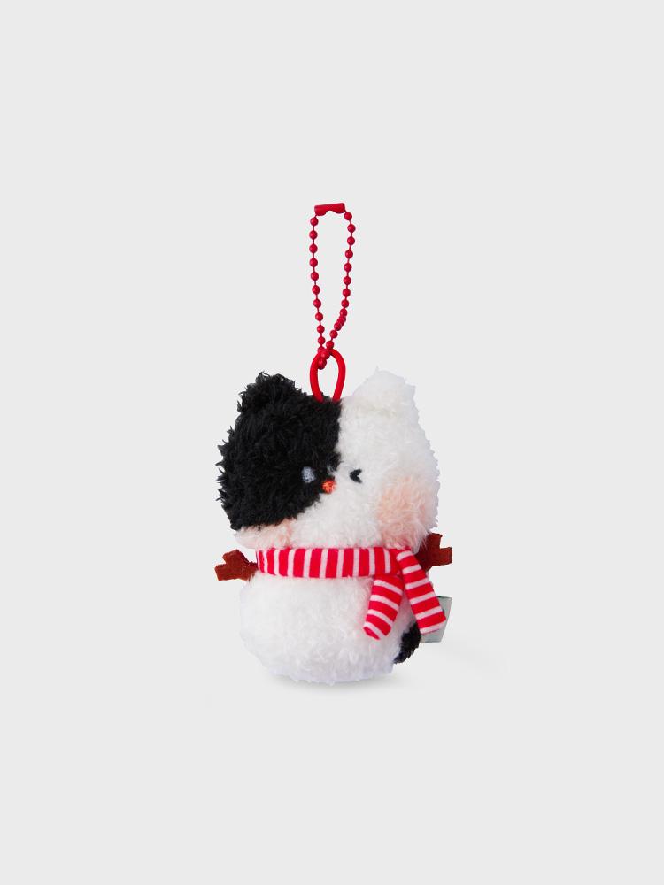 Line Friends Mini Minini Jennini Holiday Ornament Plush Doll Keychain