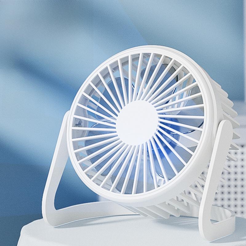 Premium USB Mini Fan - 5.68-inch Silent Desktop Fan for Office & Student Use