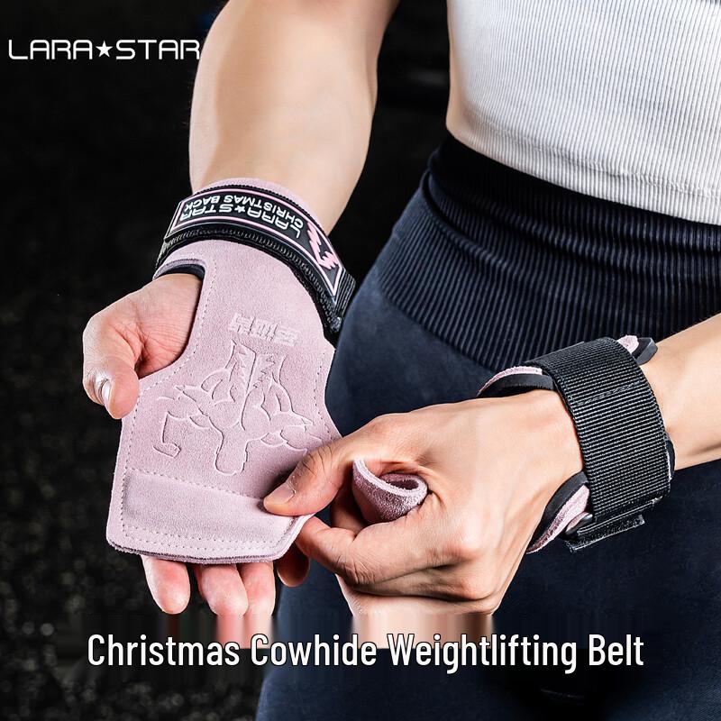 Larastar Cowhide Fitness Gloves with Wrist Support One Size