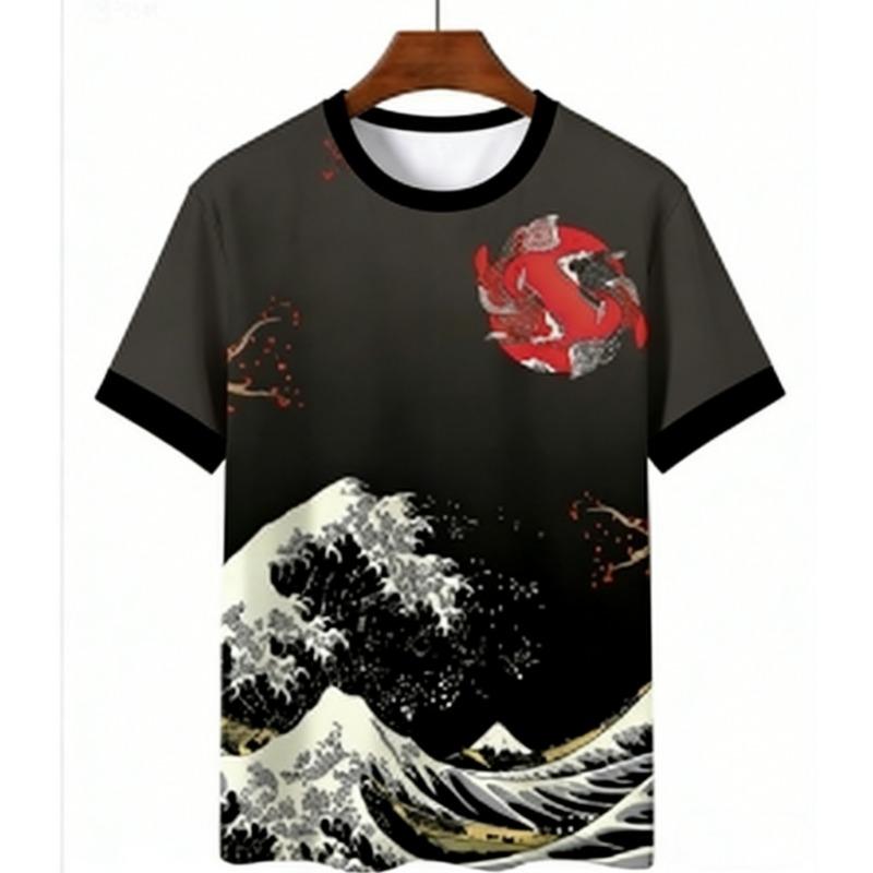 

Short sleeved T-shirt top men s clothing 5XL