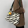 Slouchy Canvas Shoulder Bag for Women with Large Capacity