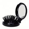 1pz Specchio da Viaggio Pieghevole Spazzola per Capelli Rotonda Pieghevole Tascabile Mini Pettine per Capelli Pettine Massaggianti per Capelli Compatto da Viaggio per Donne Ragazze