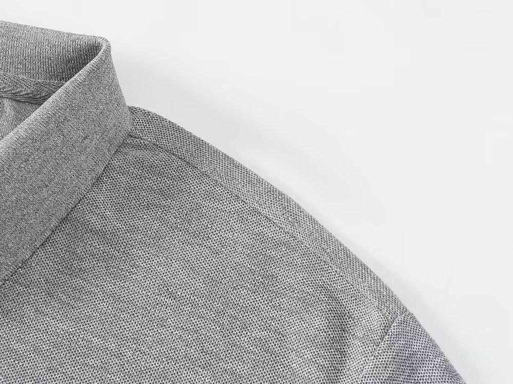 Men's Retro Long Sleeve Polo Shirt - Trendy Harajuku Style, Loose Fit Autumn Top with Turn-down Collar